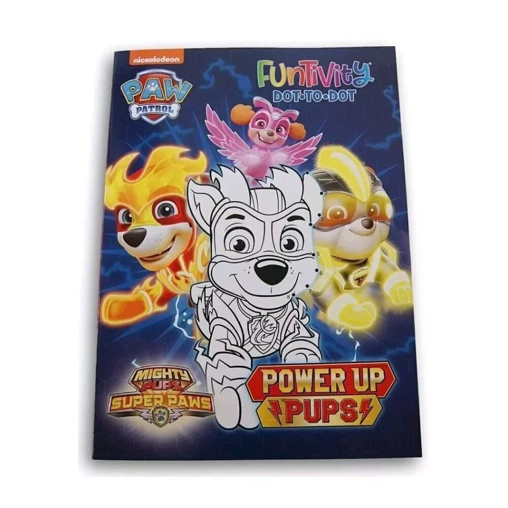 Nickelodeon Paw Patrol Dot-to-Dot Activity Children's Book 80 pages